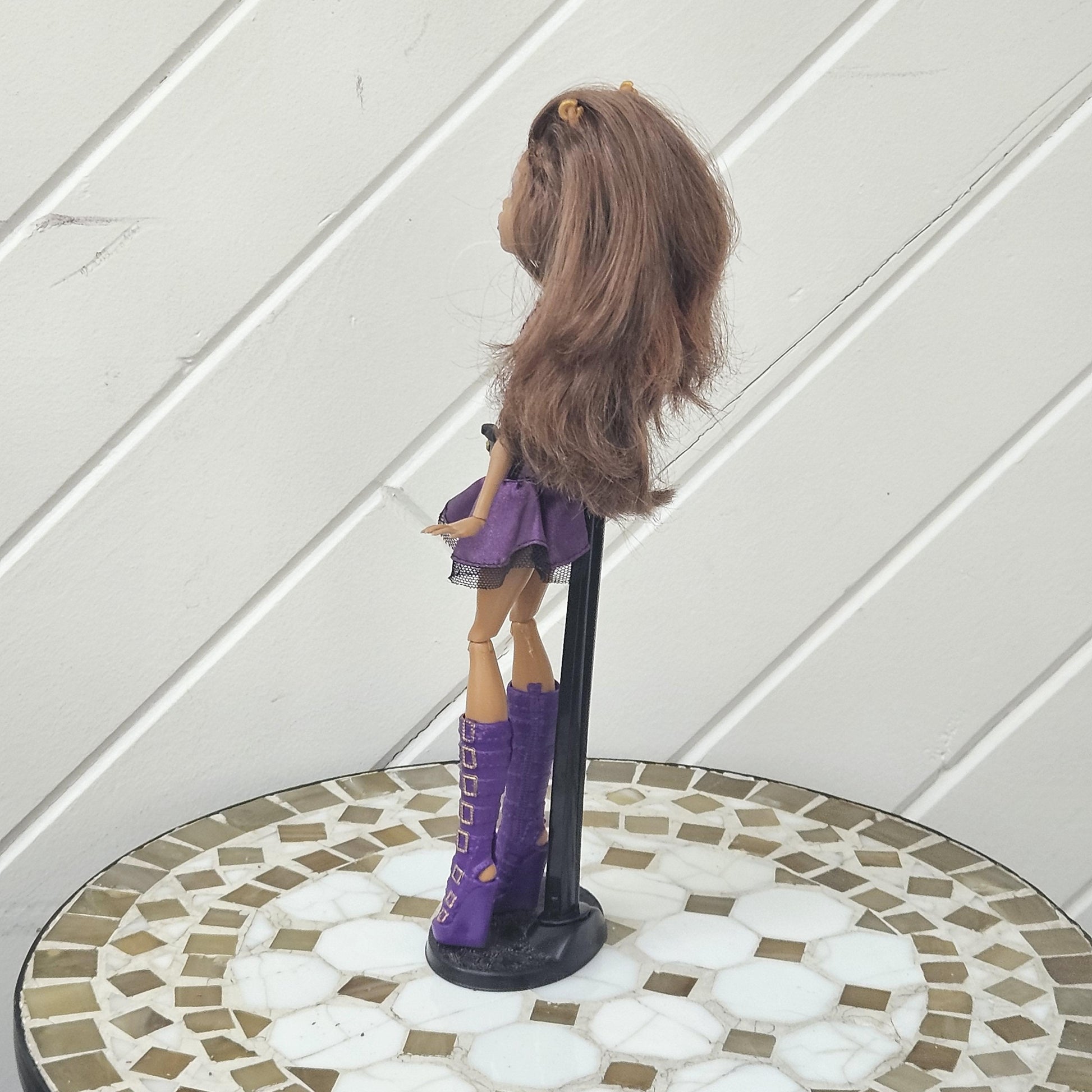 Rare Monster High Doll: Clawdeen Wolf, Basic Line 2010, The First Wave, with Accessories, Original Used