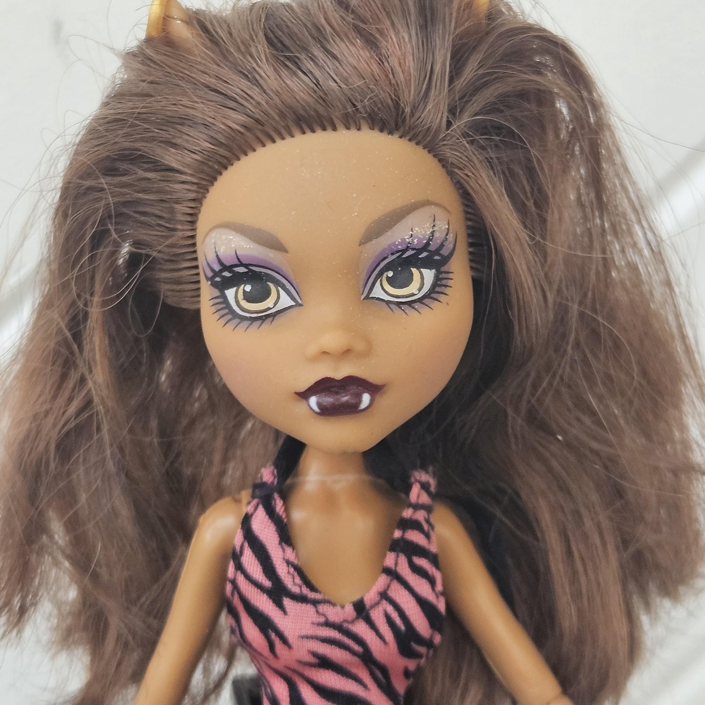 Rare Monster High Doll: Clawdeen Wolf, Basic Line 2010, The First Wave, with Accessories, Original Used