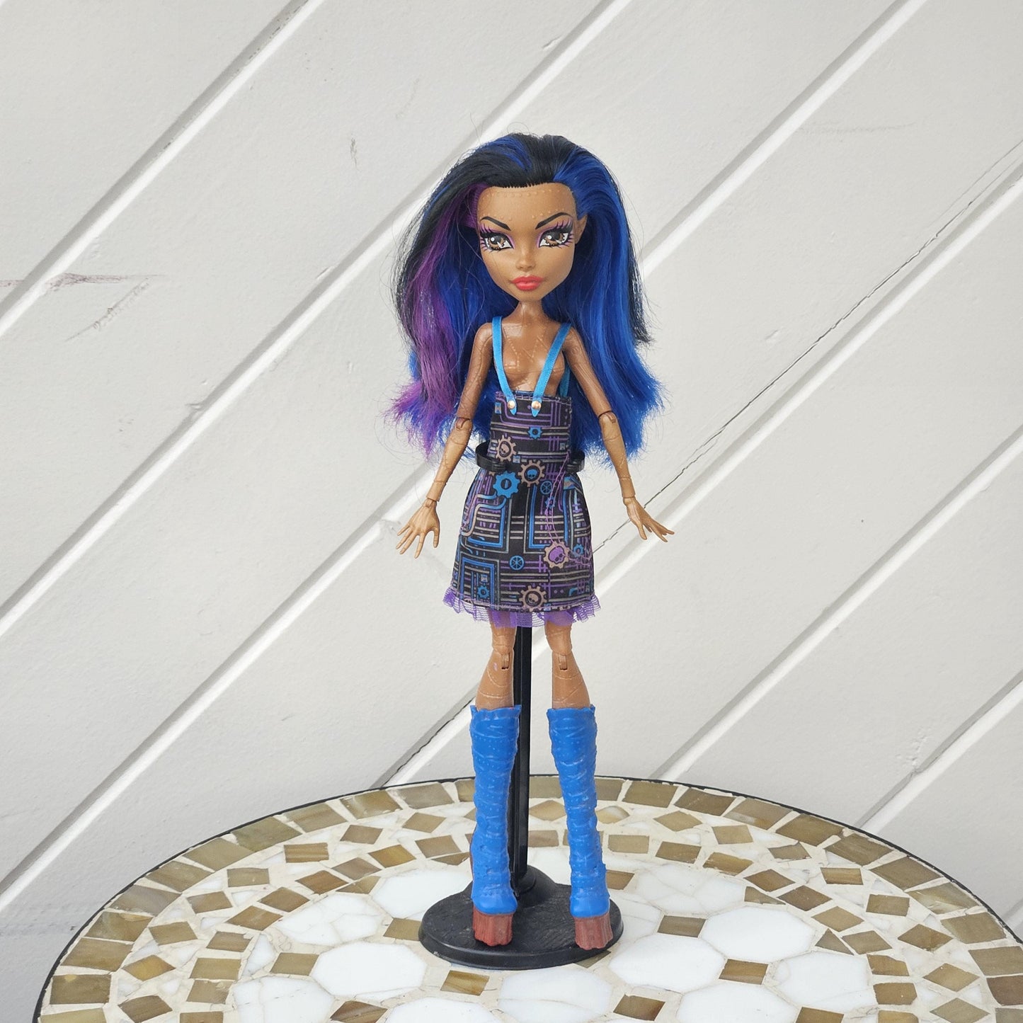 Monster High Doll Robecca Steam, Art Class, for Collectors, Playing, Rare Doll, Original, Mattel Excellent Condition, 2013, Used, Pre-owned