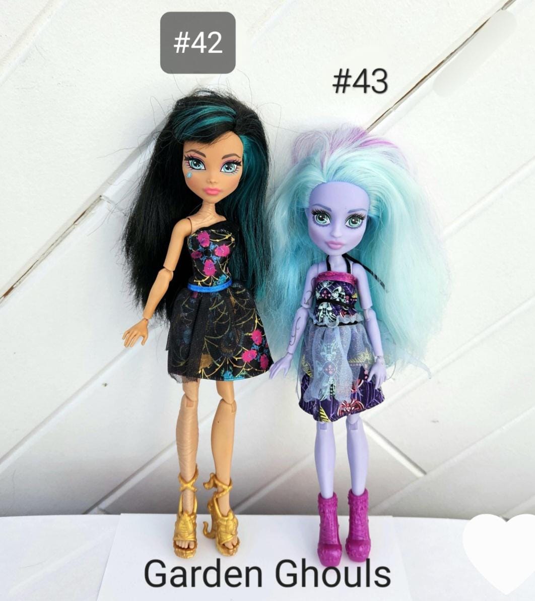 Original Monster High Dolls, Collector Lot, Playing, Dot Dead Gorgeous, Boo York, Freaky Fusion, Draculaura, Abbey, Ghoulia, Rare, Used