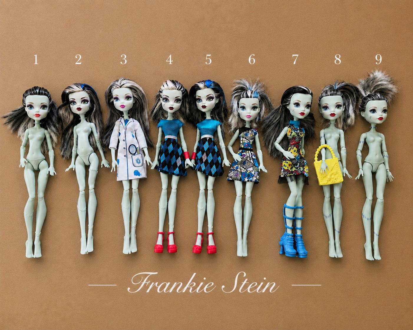 Frankie Stein Monster High Doll for Collectors, Playing, Budget, Basic Line, Science Class, Original, Excellent Condition, G2