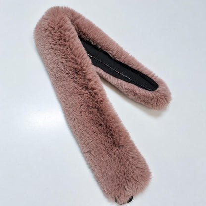 BY ORDER Faux Fox Fur Trim Hood, Like Fox Fur, Large Fur Collar Trim, Fox Fur, Fur Ruff, Vegan Fur Hood, Hood Fur Jacket, Fur stripe