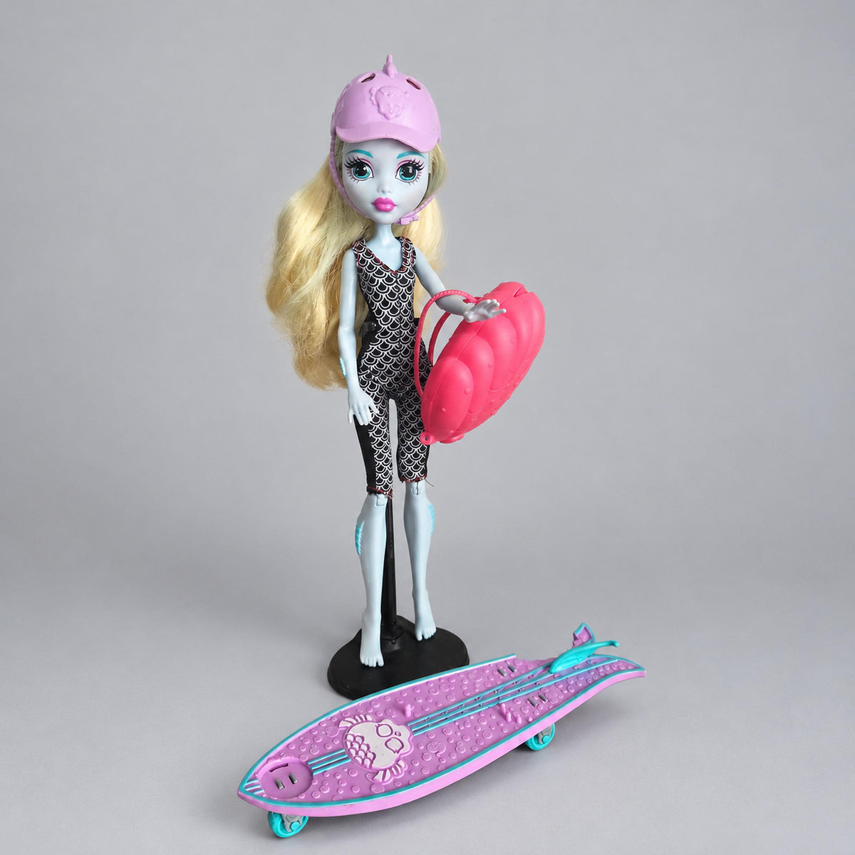 Monster High Doll for Collectors, OOAK Repaints, Playing, Lagoona Blue, Monster Exchange Program, Original Clothes, Extremely Rare, Girl