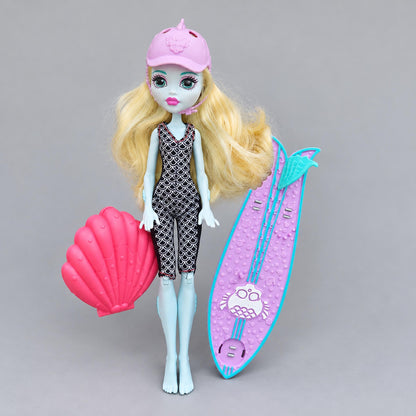 Monster High Doll for Collectors, OOAK Repaints, Playing, Lagoona Blue, Monster Exchange Program, Original Clothes, Extremely Rare, Girl