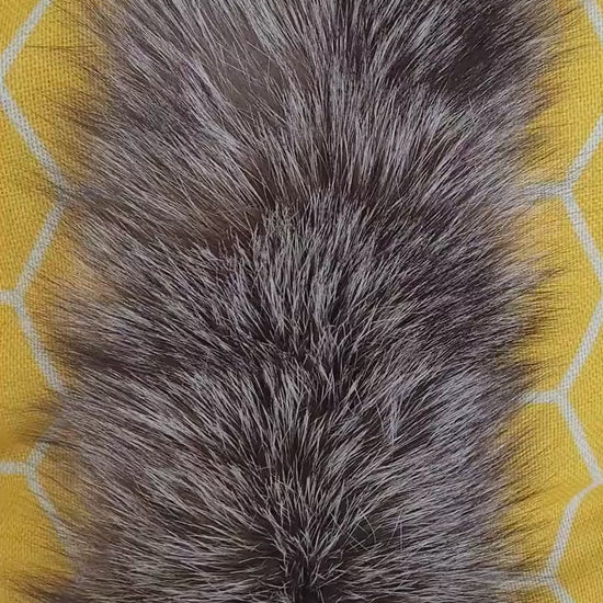 BY ORDER From Pieces! XL Large Full Finnish Real Fox Fur Collar, Fox Fur Collar, Fur Trim for Hoodie, Fur Scarf, Fur Ruff, Brown Fox