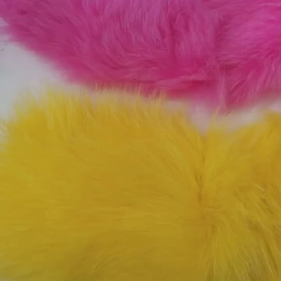 Fox Fur Trim for Slides, Fluffy Fur Sandals, Shoe Embellishment