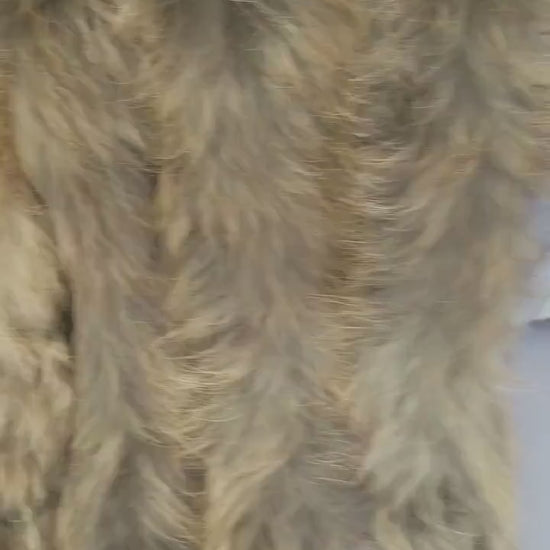 READY TO SHIP, 80 cm Real Raccoon Fur Collar, Fur Trim for Hoodies, Raccoon Fur Collar, Fur Scarf, Fur Ruff, Raccoon Fur Hood, Raccoon Fur