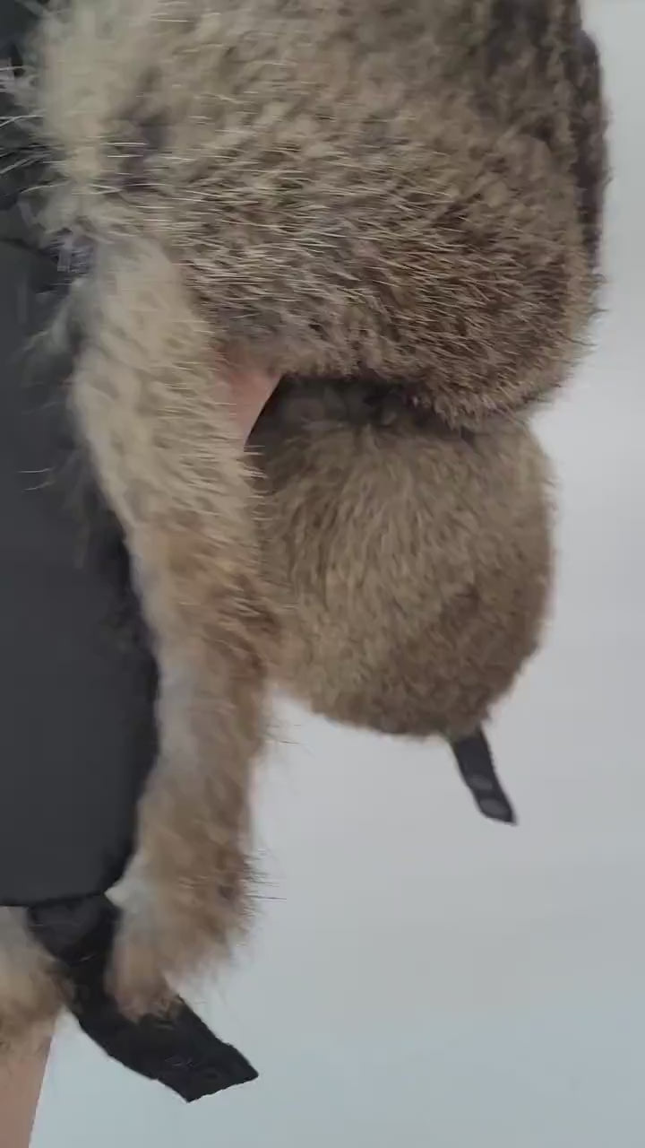 Man Real Fur hat, Aviator Hat, Rabbit Fur Hat, Fur Ear Flap Hat, Trapper Hat, Ushanka, Russian Hat, Ski Hat, Fur Hat Ear Flaps