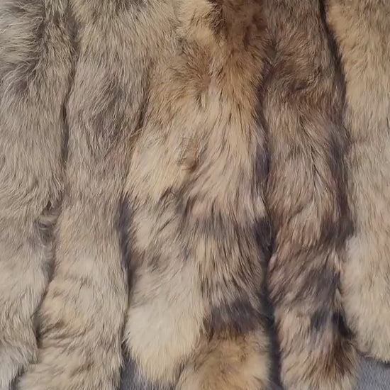 BY ORDER 60,70,80 x3 cm Real Raccoon Fur Collar, Fur Trim for Hoodies, Raccoon Fur Collar, Fur Scarf, Fur Ruff, Raccoon Fur Hood, Real