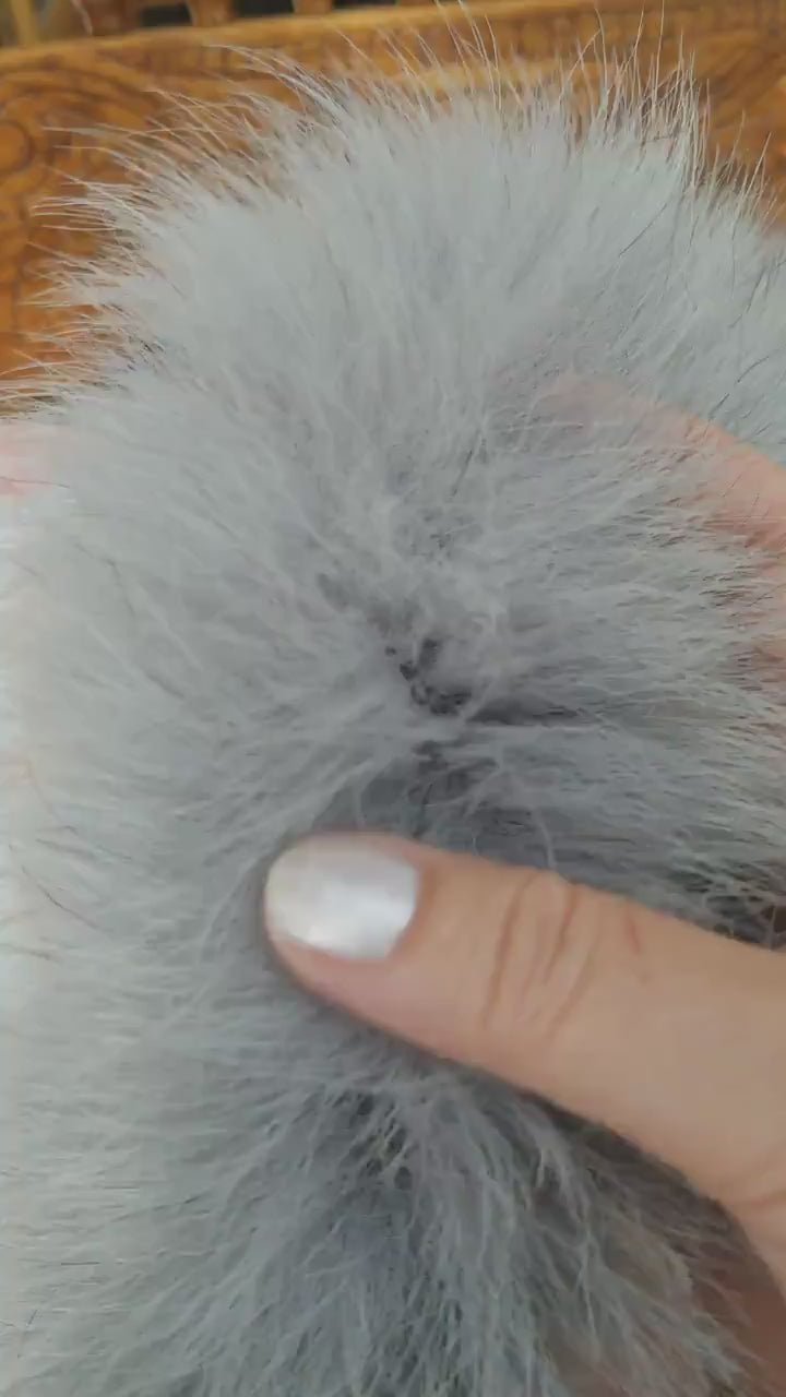 BY ORDER Real Fox Fur (Tail) Trim Hood, Fur collar trim, Fox Fur Collar, Fur Scarf, Fur Ruff, Fur Hood, Fur stripe, Coat Trim, Jacket