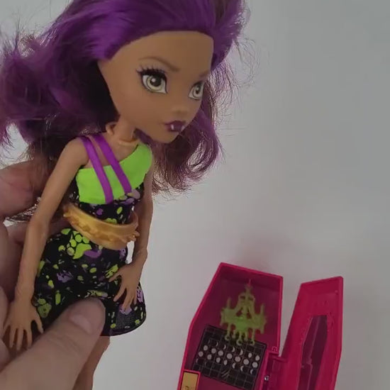 Monster High Doll Ghoul La La Locker Clawdeen Wolf Playset for Collectors, Playing, Original Accessories, Furniture, Mattel, Original Used