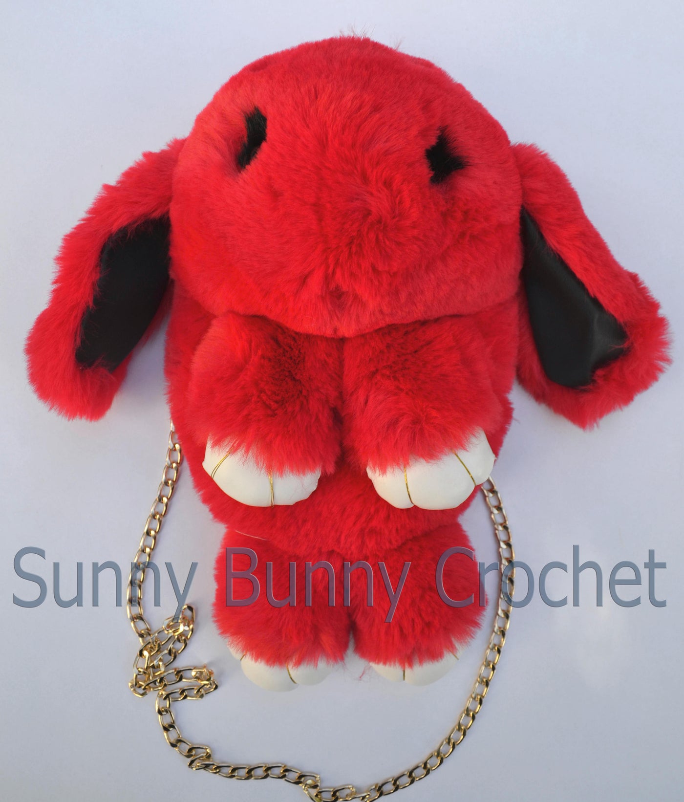 Brown Rabbit Handbag Girls Shoulder Bag Rabbit Bag Real Fur Backpack W –  SunnyBunnyCrochet