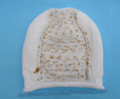 Women’s Knitted Hat & Infinity Scarf Set – Wool Blend Winter Set