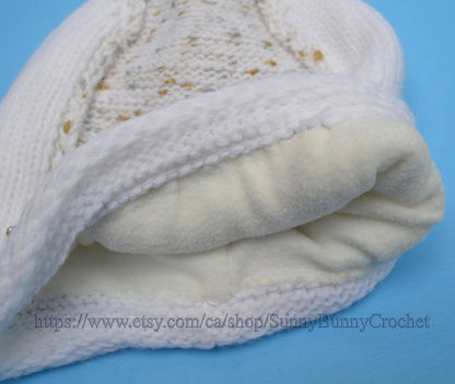 Women’s Knitted Hat & Infinity Scarf Set – Wool Blend Winter Set