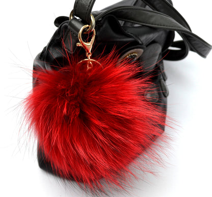 Keychain Ring With Big Lobster Clasp Flat Split Ring for Key Curb Chain Bag Charm Key Chain for Pom Pom Pendant Jewelry Golden Keychain