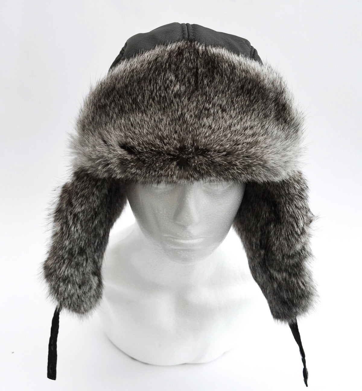 FUR EAR FLAP Hat, Men real fur hat, Trapper Hat, Aviator Hat, Ushanka, Russian Hat, Ski Hat, Rabbit Fur, Fur Hat Ear Flaps, Real Fur Hat