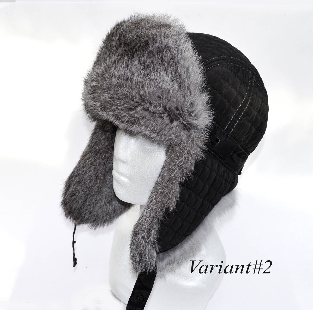 MENS FUR HAT,  Fur Ear Flap Hat, Trapper Hat, Aviator Hat, Ushanka, Russian Hat, Ski Hat, Rabbit Fur, Fur Hat Ear Flaps, Gift for Men