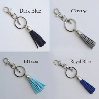 Keychain ring, Key Rings, Key chain with Tassel, Bag Charm, Key Chain for Pom Pom, Key ring, Pendant, Jewelry, Attached Chain, Lobster Clasp