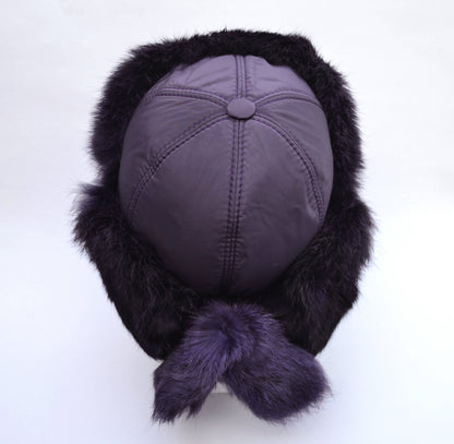 EAR FLAP HAT, Rabbit Fur Kids Hat, Ushanka Hat, Child Hat, Fur Hat with Ear Flaps, Warm Hat, Childs Fur Hat, Trapper Hat, Girl Hat, Fur