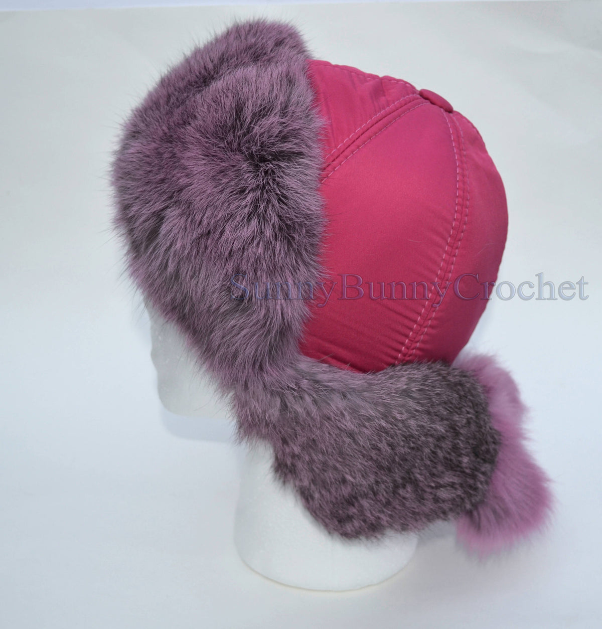 EAR FLAP HAT, Rabbit Fur Kids Hat, Ushanka Hat, Child Hat, Fur Hat with Ear Flaps, Warm Hat, Childs Fur Hat, Trapper Hat, Girl Hat, Fur