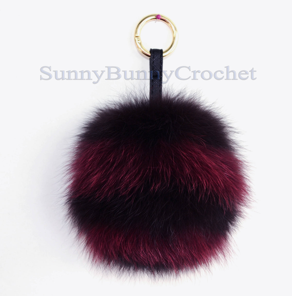 6" FUR POM POM Keychain, Large Fox Bag Charm, Key Chain Charm, Fox Fur Pom Pom, Rainbow Pom Pom, Fur Ball, Pendant Fur, Keyring, Multicolor