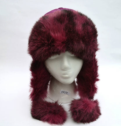 EAR FLAP HAT, Rabbit Fur Kids Hat, Ushanka Hat, Child Hat, Fur Hat with Ear Flaps, Warm Hat, Childs Fur Hat, Trapper Hat, Girl Hat, Fur