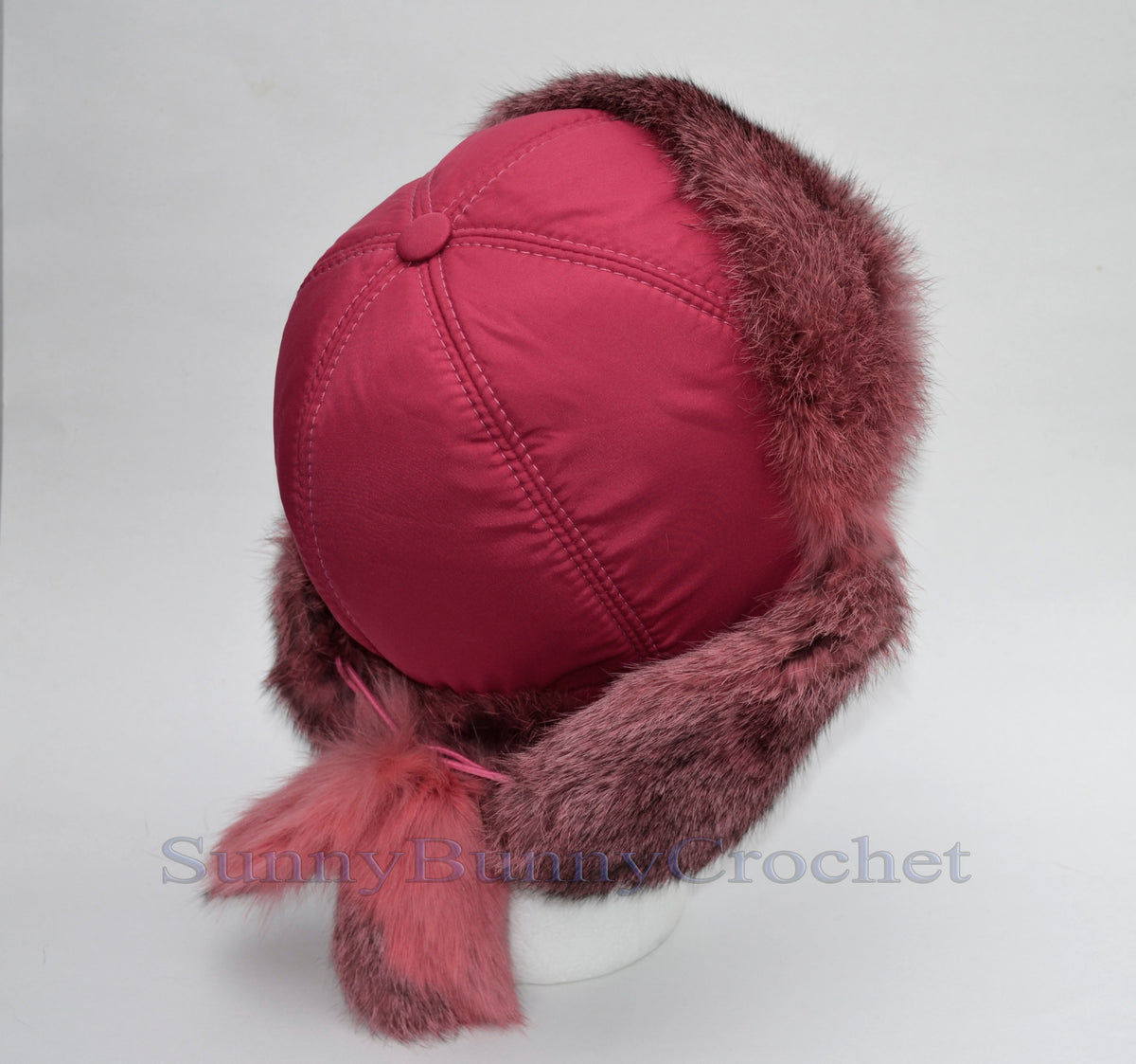 WINTER TRAPPER Hat, Ear Flap Hat, Rabbit Fur Kids Hat, Ushanka Hat, Child Hat, Fur Hat with Ear Flaps, Warm Hat, Childs Fur Hat, Women Hat
