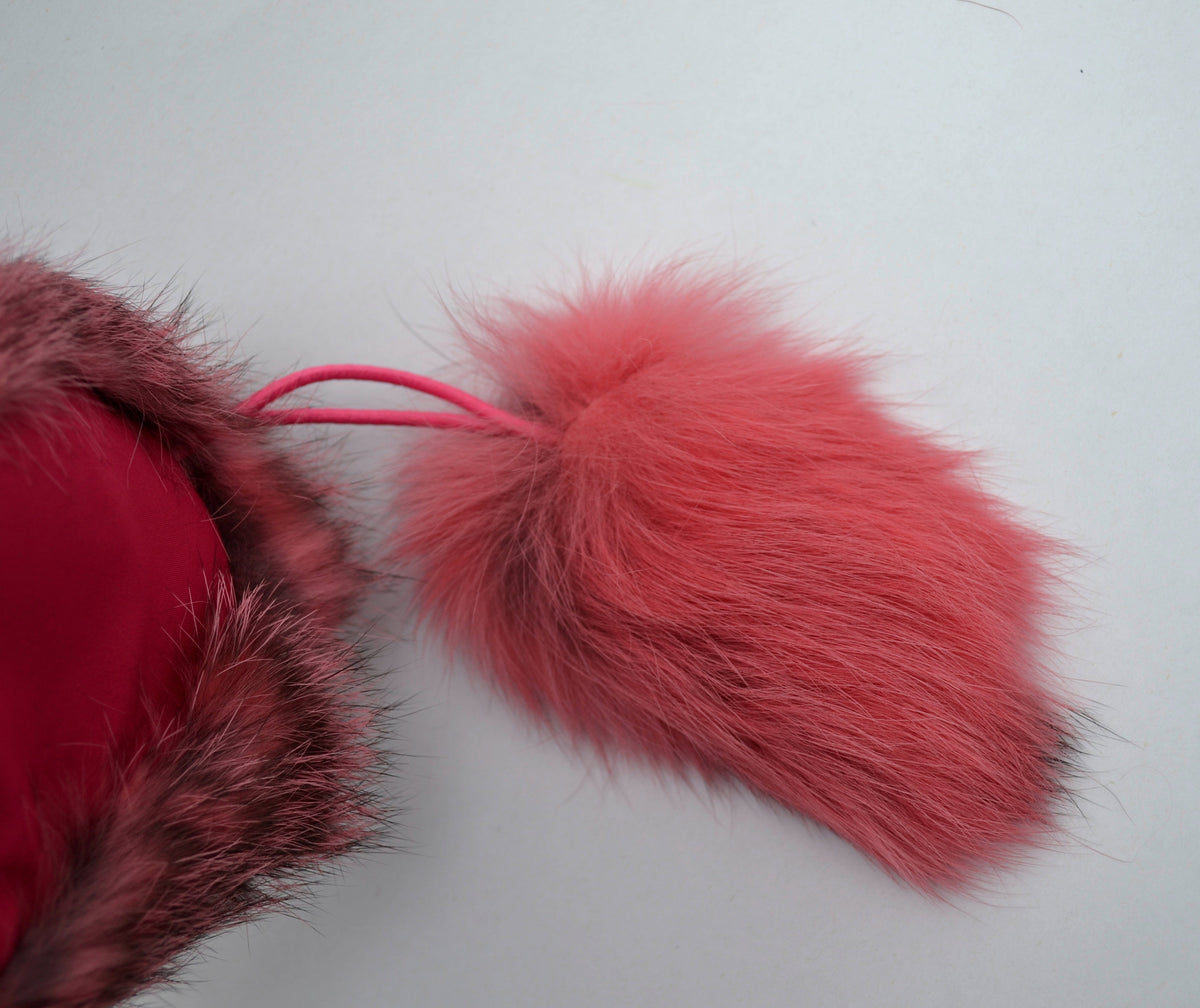 WINTER TRAPPER Hat, Ear Flap Hat, Rabbit Fur Kids Hat, Ushanka Hat, Child Hat, Fur Hat with Ear Flaps, Warm Hat, Childs Fur Hat, Women Hat