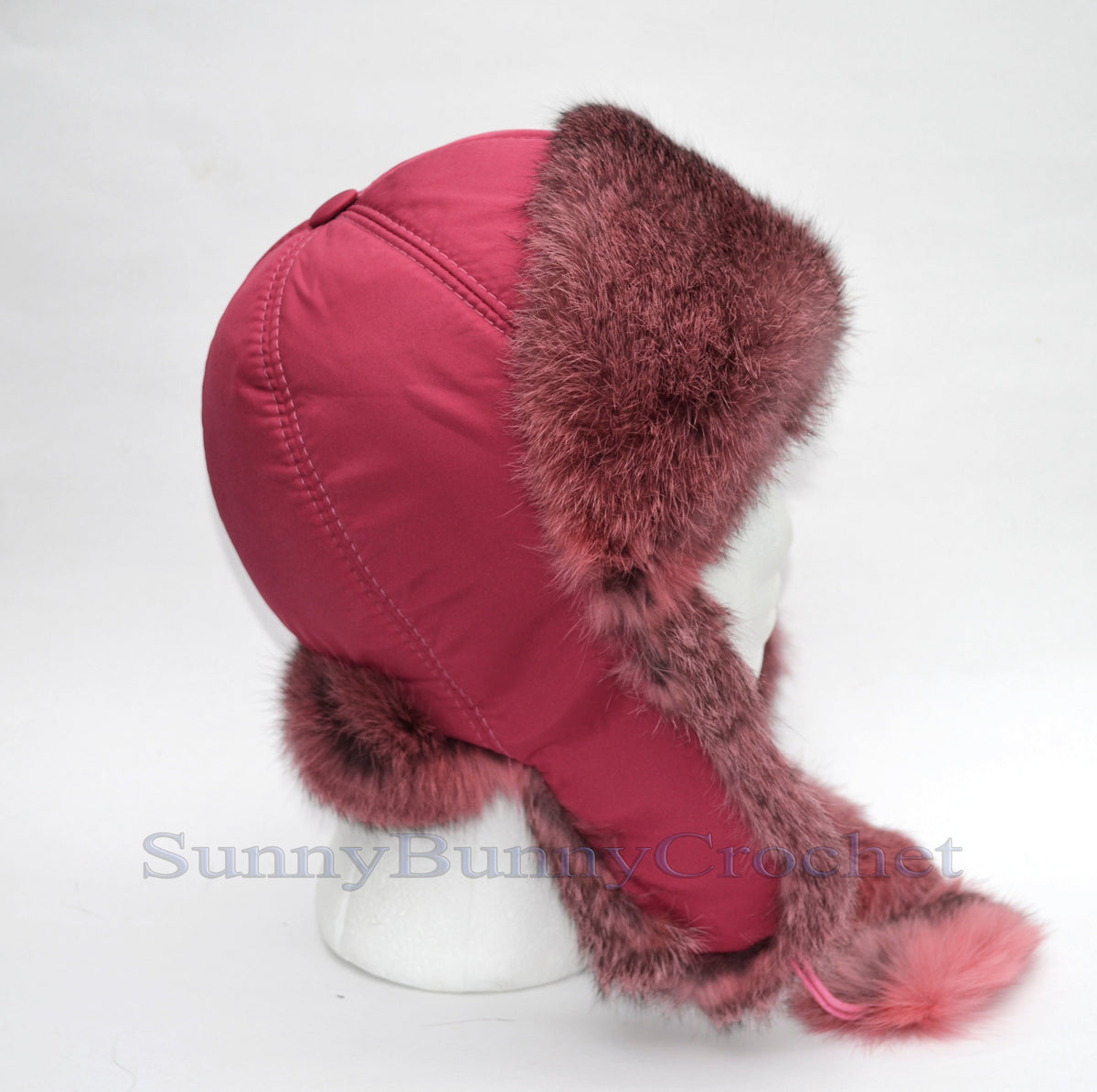 WINTER TRAPPER Hat, Ear Flap Hat, Rabbit Fur Kids Hat, Ushanka Hat, Child Hat, Fur Hat with Ear Flaps, Warm Hat, Childs Fur Hat, Women Hat