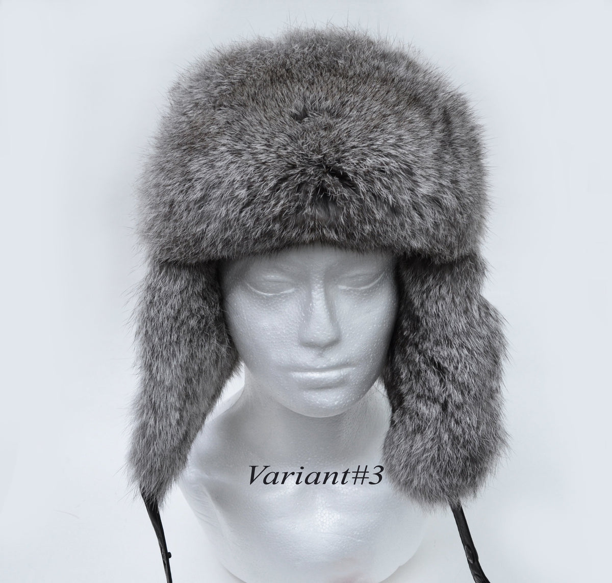 FAUX LEATHER Ear Flap Hat, Men real fur hat, Trapper Hat, Aviator Hat, Ushanka, Russian Hat, Ski Hat, Rabbit Fur, Fur Hat, Gift for Men