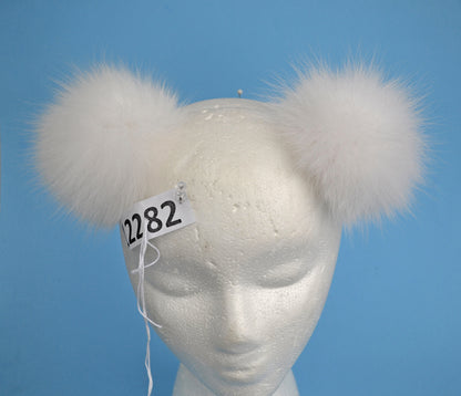 5,5" FOX POMPOM Pair! Fur Pom-Pom, Real Fox Fur, Red Fox Pom Pom, Double Pom Pom, Fox Pom Pom, Pom Pom Ear, Knit Hat, Child, Cap, Beanie