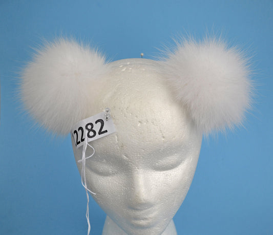 5,5" FOX POMPOM Pair! Fur Pom-Pom, Real Fox Fur, Red Fox Pom Pom, Double Pom Pom, Fox Pom Pom, Pom Pom Ear, Knit Hat, Child, Cap, Beanie