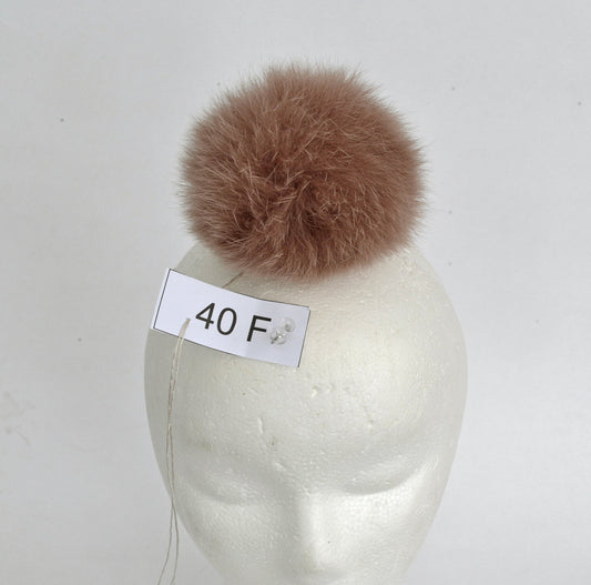 4,5" BROWN FUR POMPOM! Real Arctic Fox Fur Pom-Pom, Large Fur Pom Pom, Genuine Fur Pom Pom, Fox Pom Pom, Women Pom Pom Hat, Knitted hats