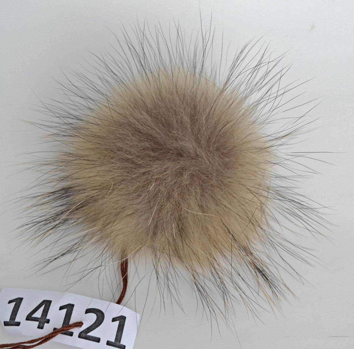 5"  FUR POM Pom! Raccoon Pom Pom for Hat Beanie Tuque Winter Knit Hats Large Pom Pom Puff Fluffy Raccoon Pom Pom Fur Ball Children