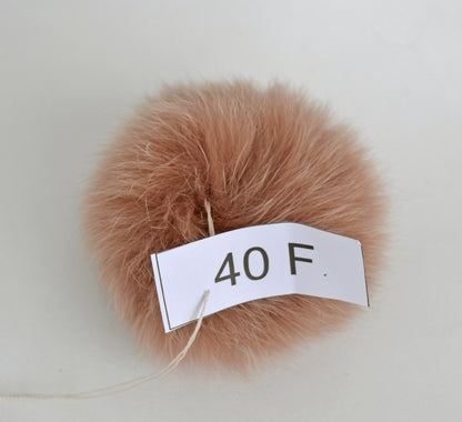 4,5" BROWN FUR POMPOM! Real Arctic Fox Fur Pom-Pom, Large Fur Pom Pom, Genuine Fur Pom Pom, Fox Pom Pom, Women Pom Pom Hat, Knitted hats