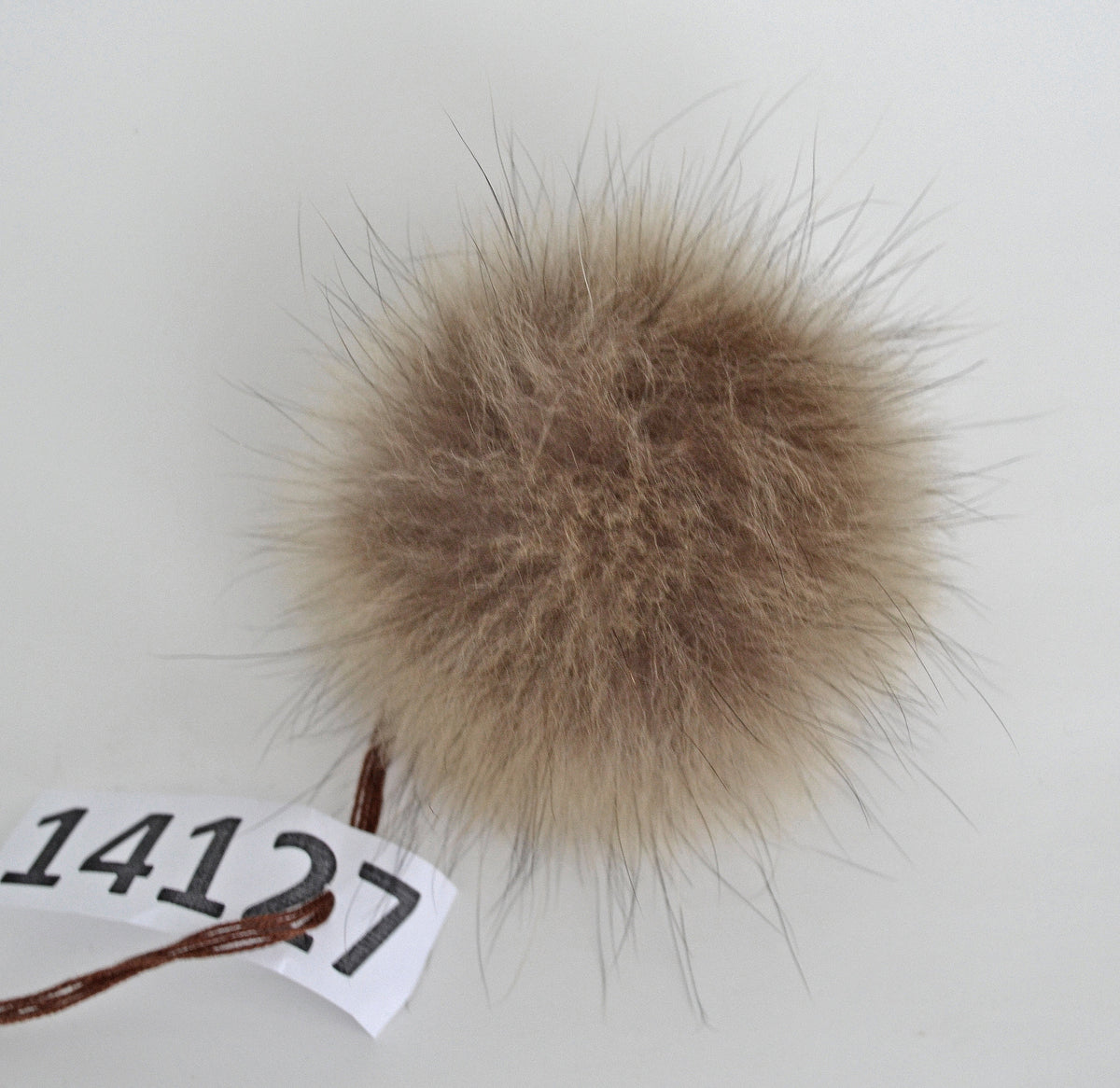 5"  FUR POM Pom! Raccoon Pom Pom for Hat Beanie Tuque Winter Knit Hats Large Pom Pom Puff Fluffy Raccoon Pom Pom Fur Ball Children