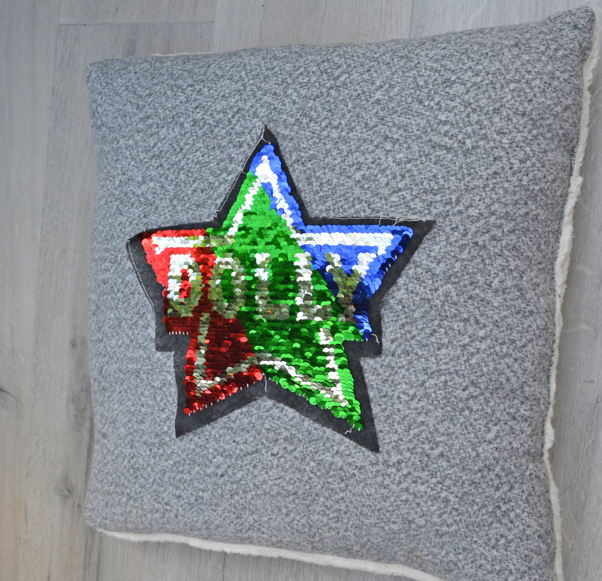 Sequin Star Patch, Star Sew On Patch, Dolly Star patch, Reversible Changeable Patch,  DIY Shirt Jacket Applique, Patch for Clothing, Badge