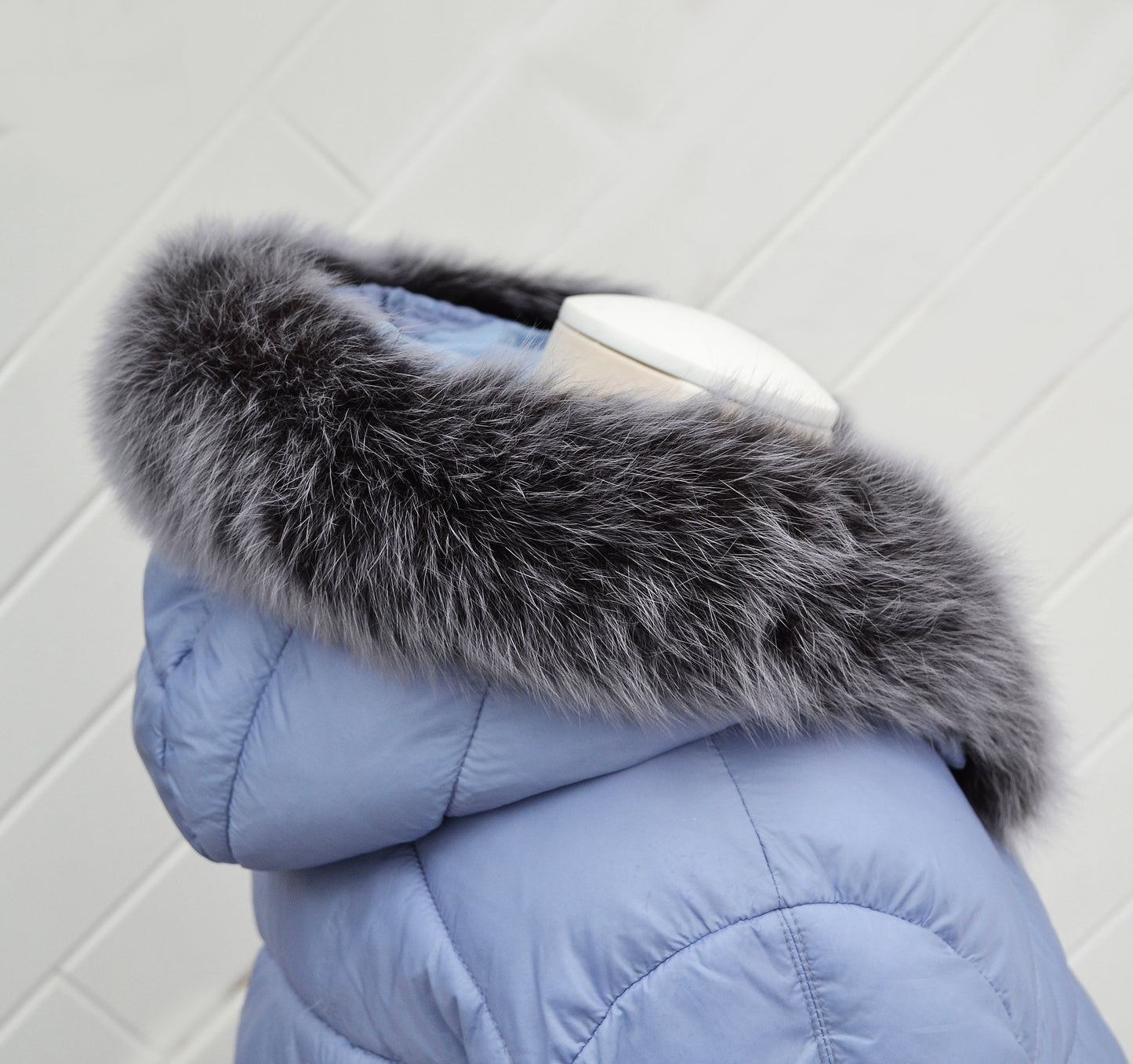 BY ORDER, 12 cm WIDTH, Finnish Fox Fur Trim Hood, Fur collar trim, Fox Fur Collar, Fur Scarf, Fur Ruff, Fox Fur Hood, Fox Fur, Fur stripe