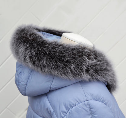 BY ORDER, 12 cm WIDTH, Finnish Fox Fur Trim Hood, Fur collar trim, Fox Fur Collar, Fur Scarf, Fur Ruff, Fox Fur Hood, Fox Fur, Fur stripe