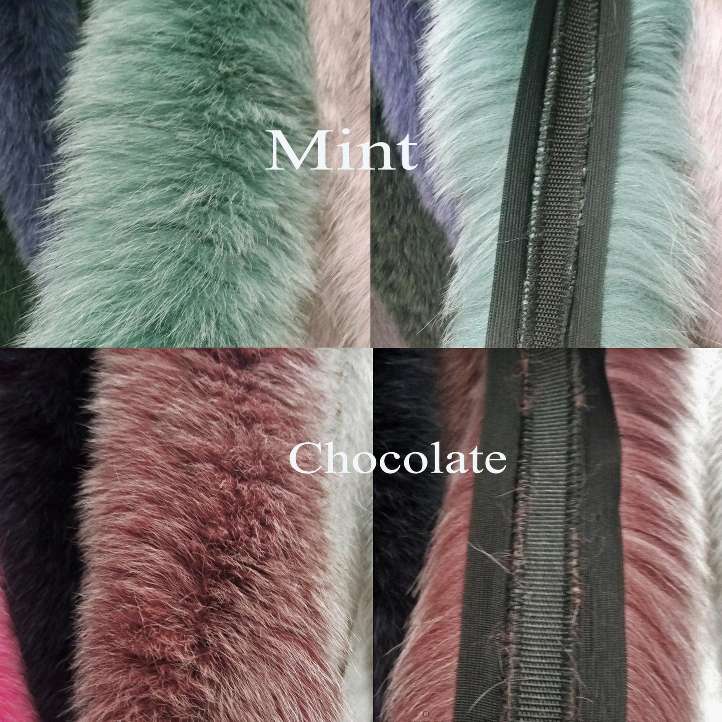 BY ORDER Fox (Tail) XL Double Real Fox Fur Trim Hood, Fur collar trim, Fox Fur Collar, Fur Scarf, Fur Ruff, Fur Jacket, Fur stripe, Real Fur