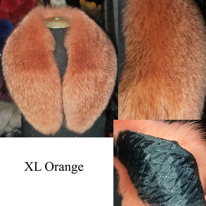 By ORDER, XL 18 cm Width Finnish Fox Fur Collar, Fur collar trim, Fox Fur Collar, Fur Scarf, Fur Ruff, Fox Fox Fur Ruff, Fox Fur, Fur stripe