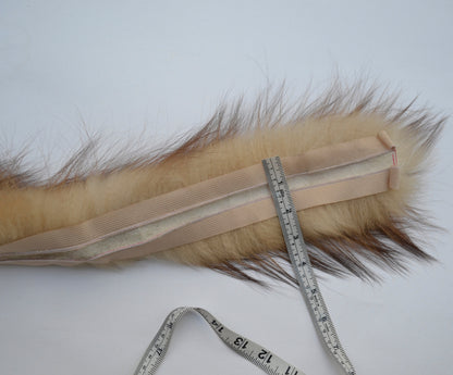 REAL FOREST FOX Fur Trim Hood, Fur collar trim, Red Fox Fur Collar, Fur Scarf, Fur Ruff, Fox Fur Hood, Fox Fur, Fur stripe, Soft Fur Trim