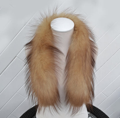 REAL FOREST FOX Fur Trim Hood, Fur collar trim, Red Fox Fur Collar, Fur Scarf, Fur Ruff, Fox Fur Hood, Fox Fur, Fur stripe, Soft Fur Trim