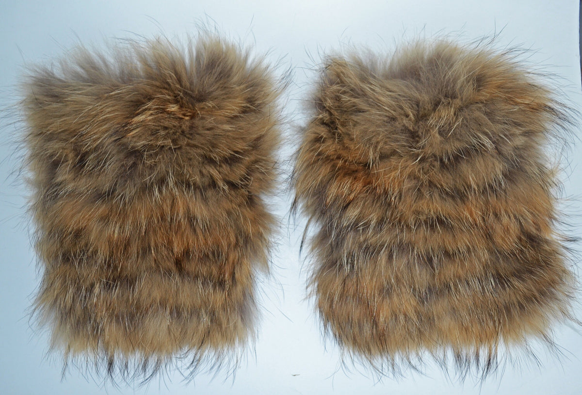 READY TO SHIP, Real Raccoon Fur Pockets, Fur Pockets, Cardigan Coat Fur Pockets, Striped Fur Pockets, Natural Fur Pockets, fur accessory