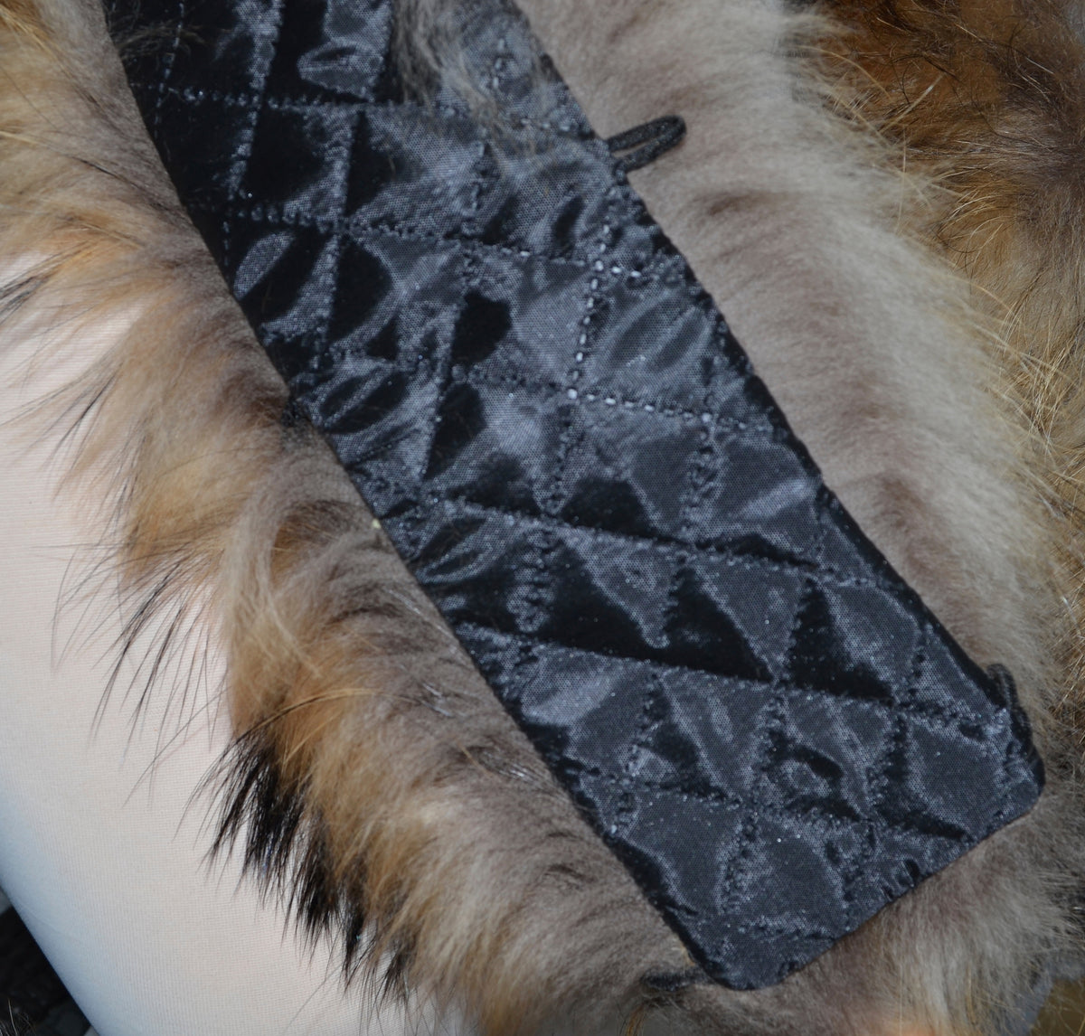 READY TO SHIP, Real Raccoon Fur Collar and Fur Pockets Set, Fur Trim for Hoodies,  Cardigan Coat Fur Pockets, Raccoon Fur Collar, Fur Scarf