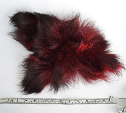 Silver Fox Fur Scraps, Real Fur Pieces, Real Fur Pieces, Fur Offcuts for Craft and Sewing Projects, Genuine Fur Cuts, Fur Trims, Silver Fox