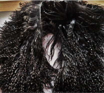 BY ORDER Real Lama Fur Trim Hood, Fur collar trim, Lama Fur Collar, Fur Scarf, Fur Ruff, Lama Fur Hood, Long Hair Fur, Fur Stripe, Sheepskin
