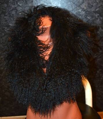 BY ORDER Real Lama Fur Trim Hood, Fur collar trim, Lama Fur Collar, Fur Scarf, Fur Ruff, Lama Fur Hood, Long Hair Fur, Fur Stripe, Sheepskin