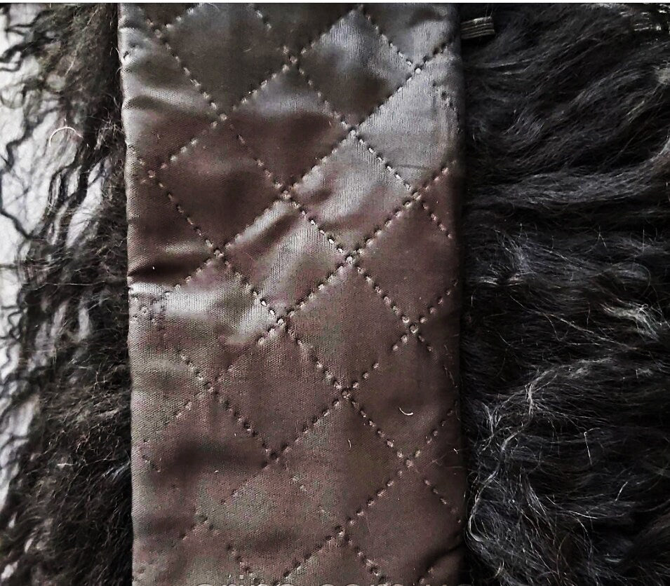 BY ORDER Real Lama Fur Trim Hood, Fur collar trim, Lama Fur Collar, Fur Scarf, Fur Ruff, Lama Fur Hood, Long Hair Fur, Fur Stripe, Sheepskin