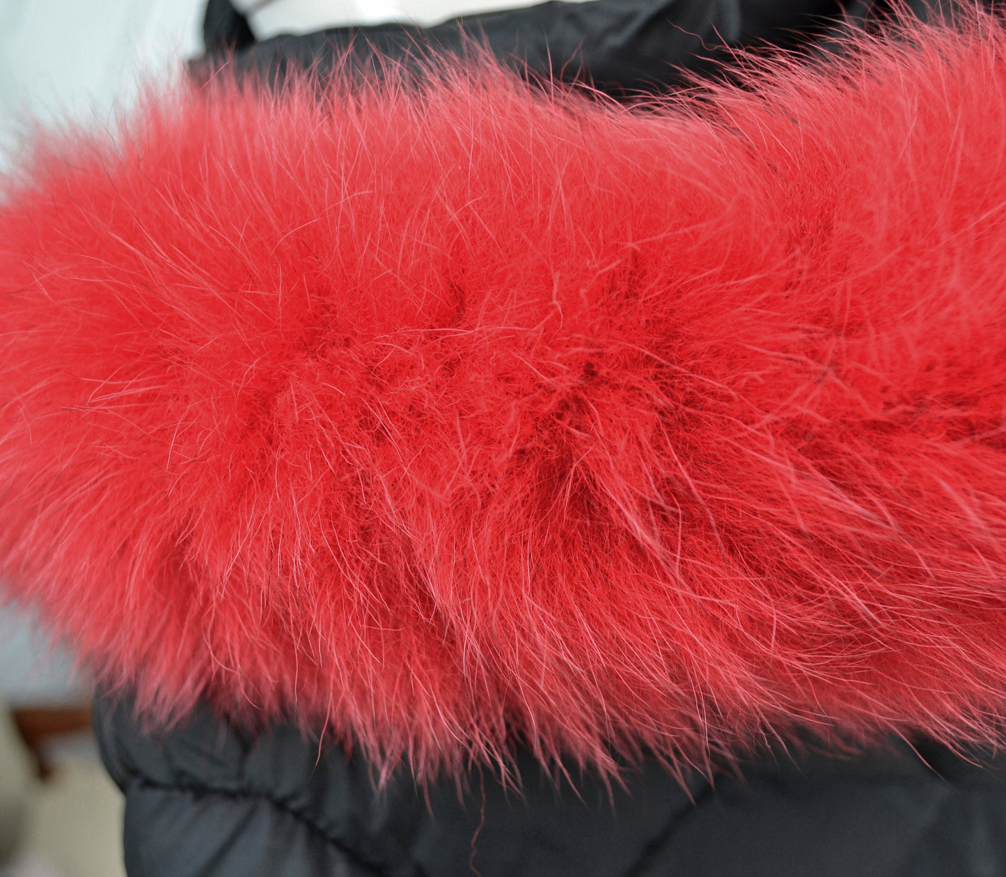 BY ORDER, Real Fox Fur (Tail) Trim Hood, Fur collar trim, Fox Fur Collar, Fur Scarf, Fur Ruff, Fur Hood, Fur stripe, Coat Trim, Jacket